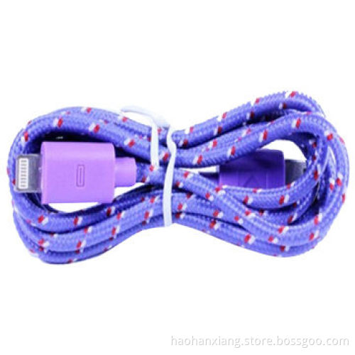 Fabric Braided Data Cable for iPhone 5/5s/5c